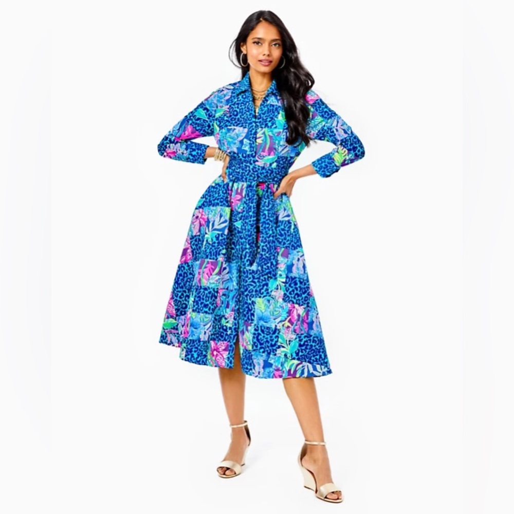 Lilly Pulitzer Mira Midi Shirtdress